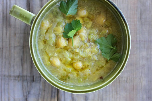 Leek & Chickpea Soup