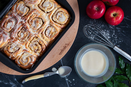 Apple, Maple Syrup and Cinnamon Scrolls