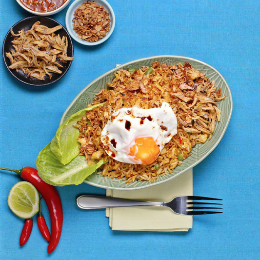 Nasi Goreng with Peanut Sambal