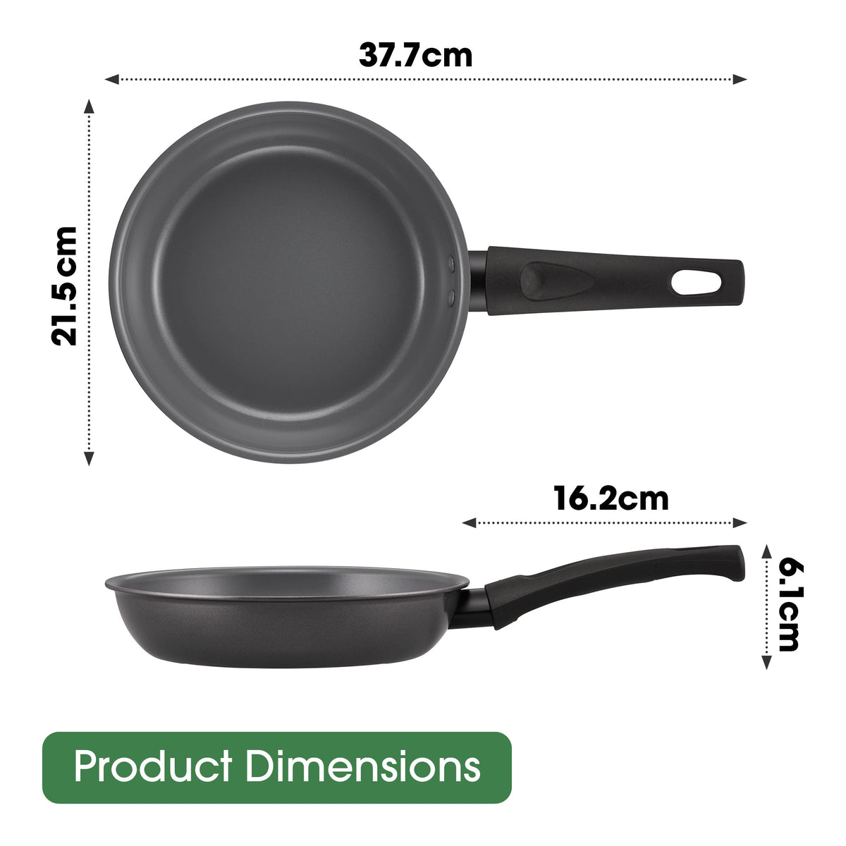 Product detail view: For searing, frying and everyday cooking – ceramic-coated aluminium – RACO Ceramic Essentials Induction Deep Open Frypan 20cm