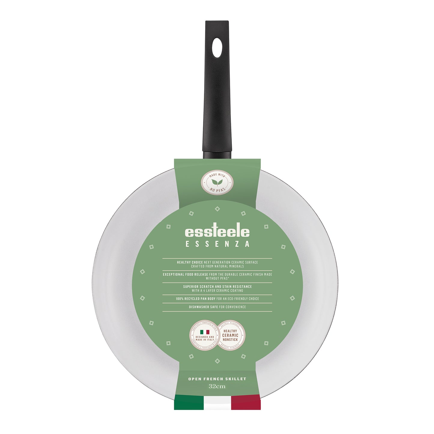 Essteele Essenza Ceramic Nonstick Induction Open French Skillet 32cm