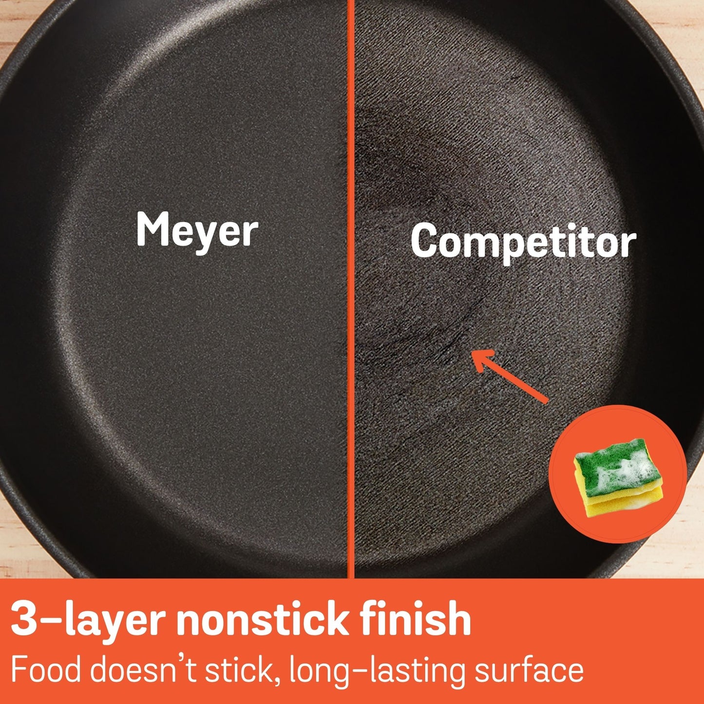 Meyer Cook 'N' Look Induction Covered Wok 36cm