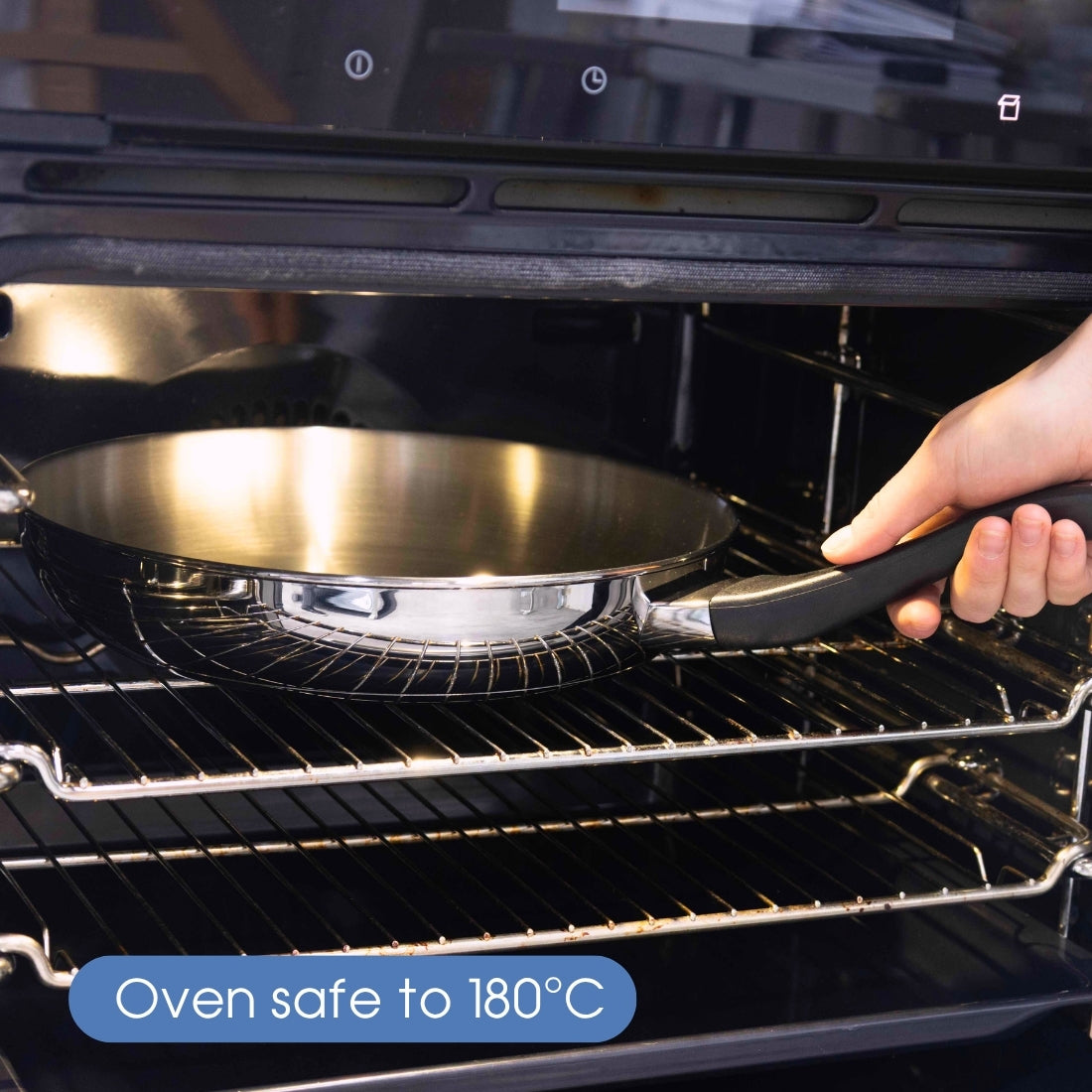 RACO Eversteel Stainless Steel Induction Frypan 28cm