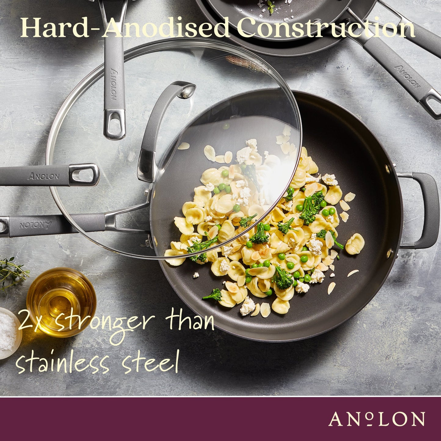 Anolon Endurance+ Nonstick Induction Covered Sauté 30cm/4.7L