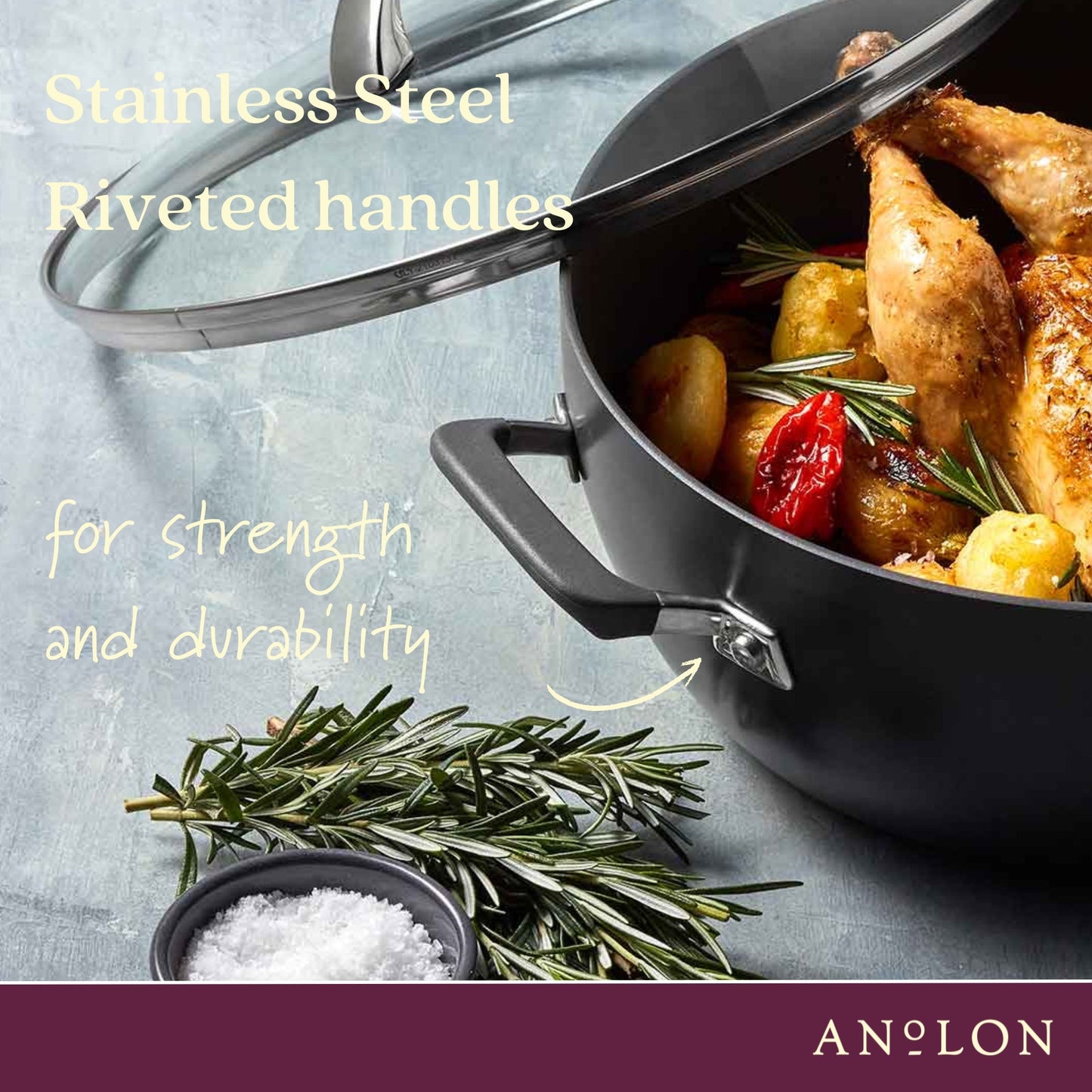 Anolon Endurance+ Nonstick Induction Covered Sauté 30cm/4.7L
