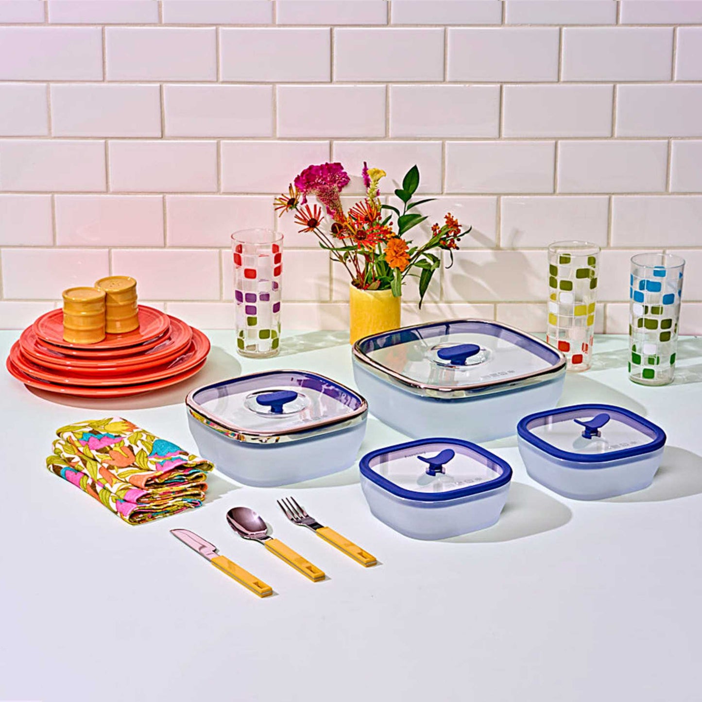 Anyday The Square Set | Blueberry