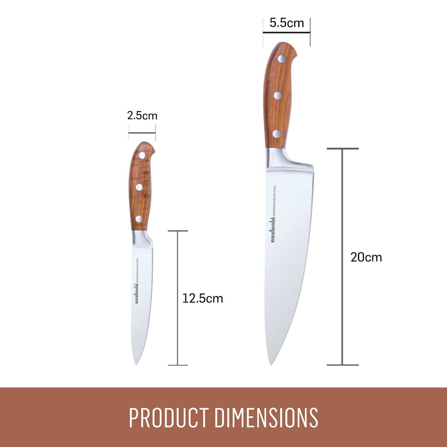 Essteele 2 Piece Knife Set