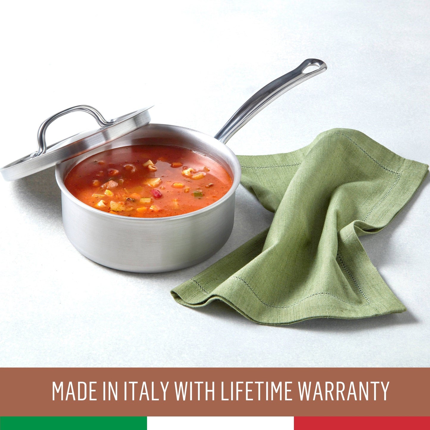 Essteele Per Amore Clad Stainless Steel Induction 3 Piece Saucepan Set