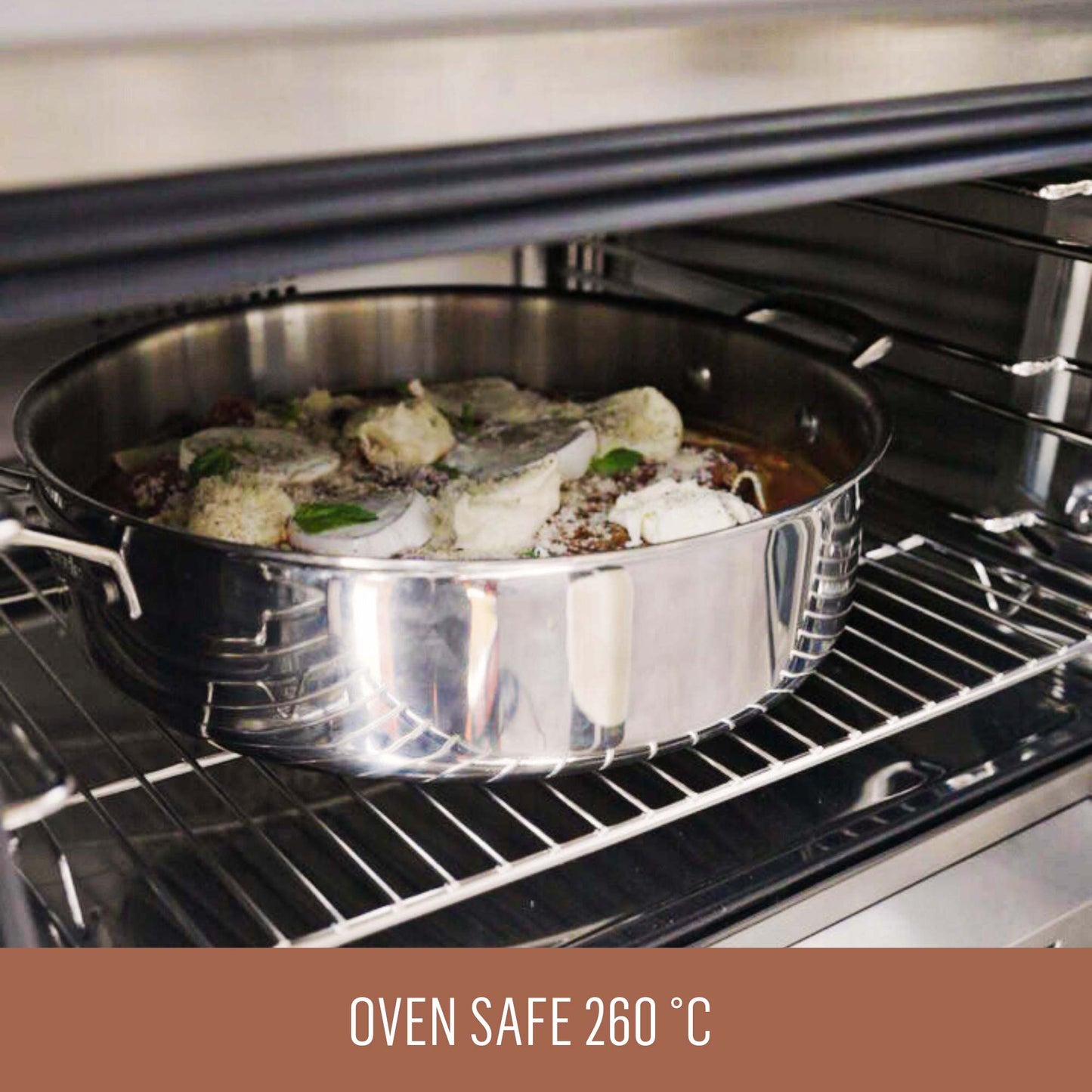 Essteele Eternità Clad Stainless Steel Induction Covered Stockpot 30cm/11.3L