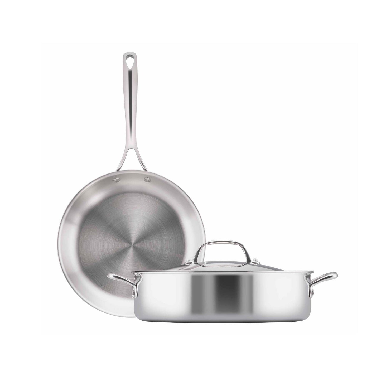 Essteele Eternità Clad Stainless Steel Induction 2 Piece Cookware Set