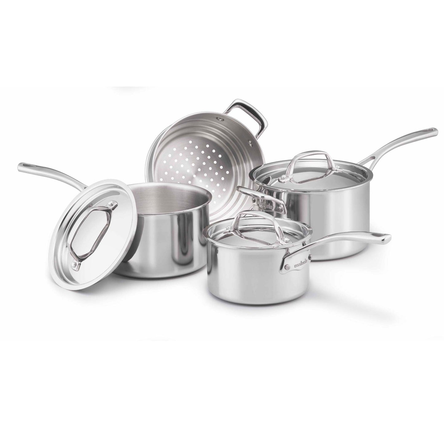 Essteele Eternità Clad Stainless Steel Induction 4 Piece Cookware Set