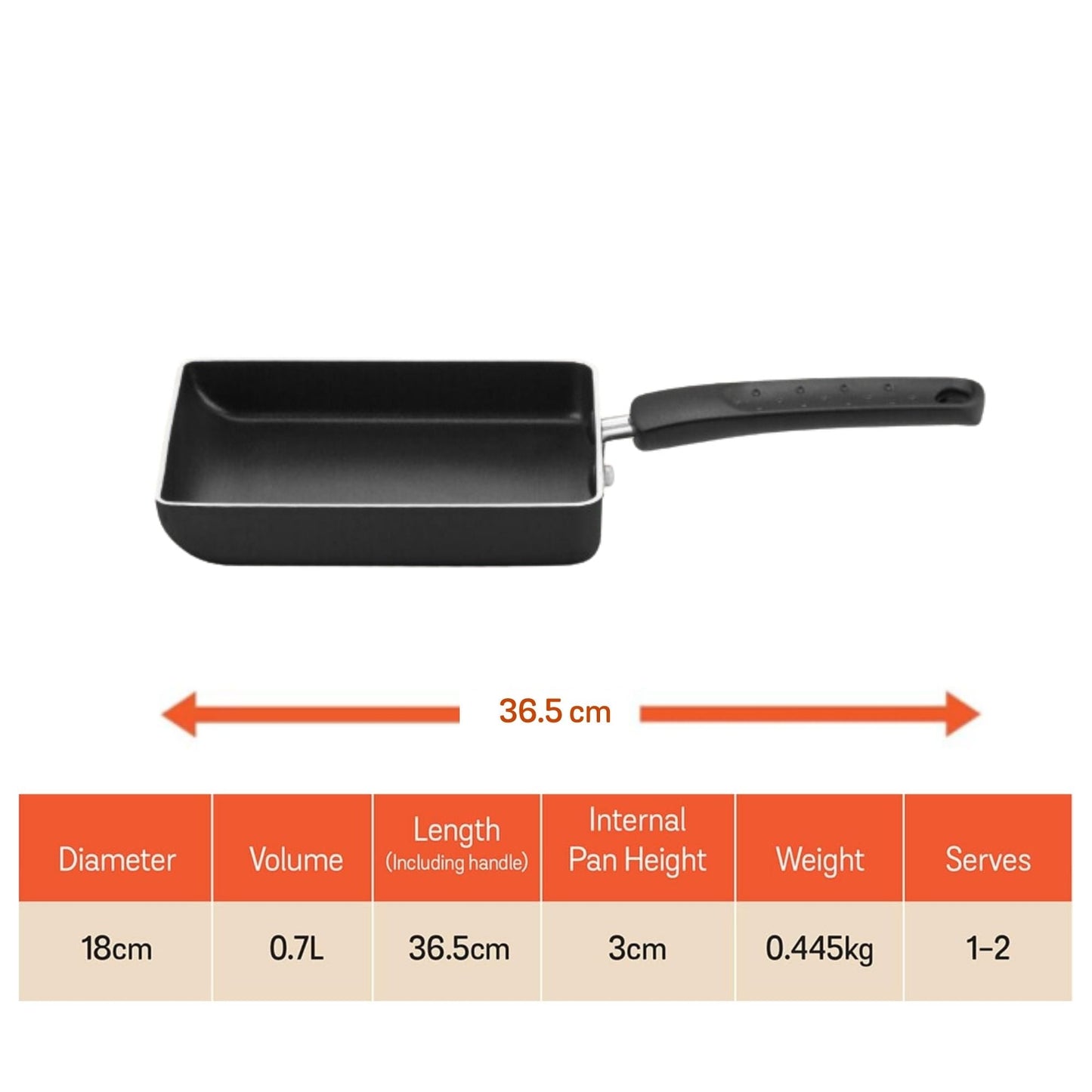 Meyer Nonstick Tamagoyaki Pan 18cm x 13cm