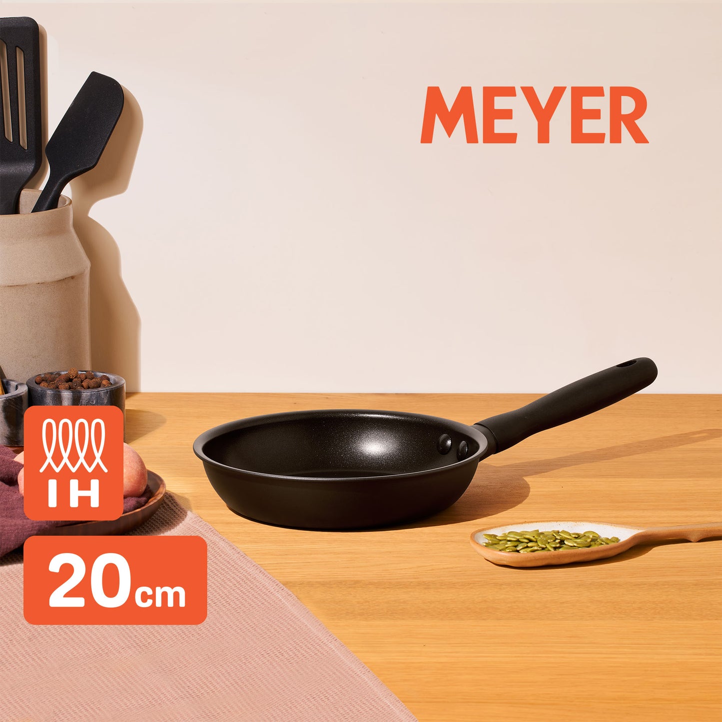 Meyer Midnight Series Nonstick Induction Frypan 20cm