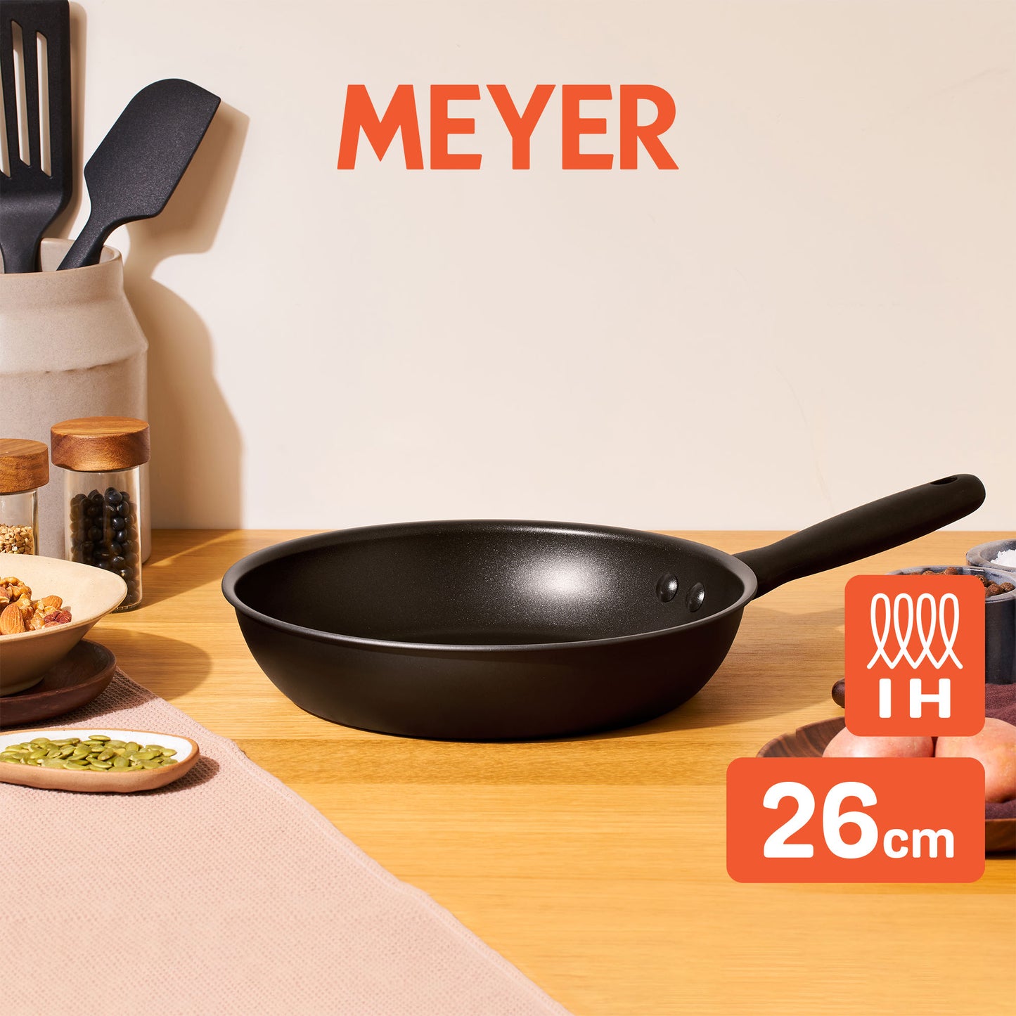 Meyer Midnight Series Nonstick Induction Frypan 26cm