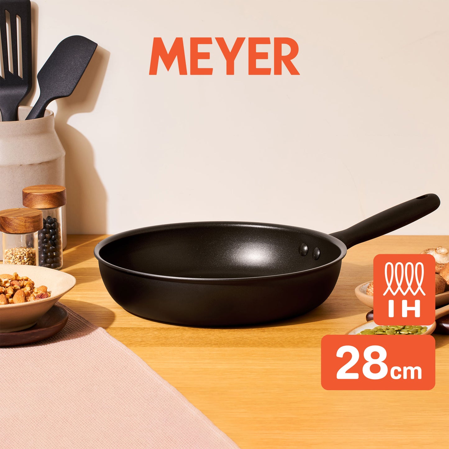 Meyer Midnight Series Nonstick Induction Frypan 28cm