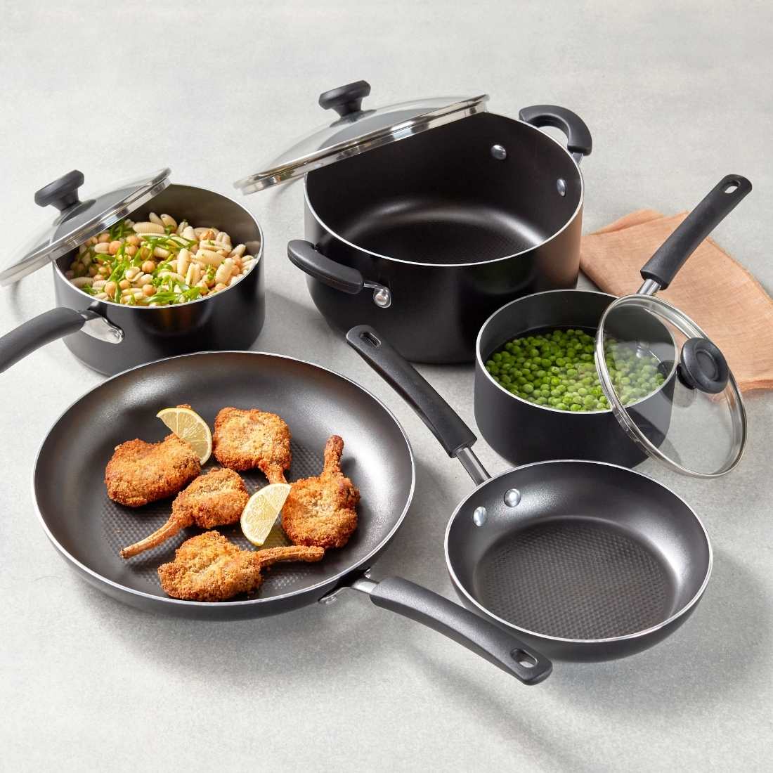 RACO Smartstart Nonstick Induction 5 Piece Cookware Set