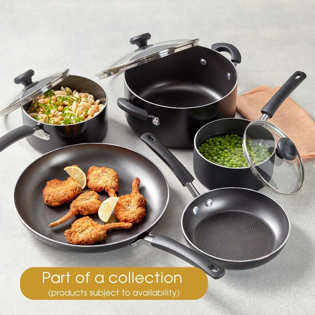 RACO Smartstart Nonstick Induction 6 Piece Cookware Set + 4 Bonus Tools