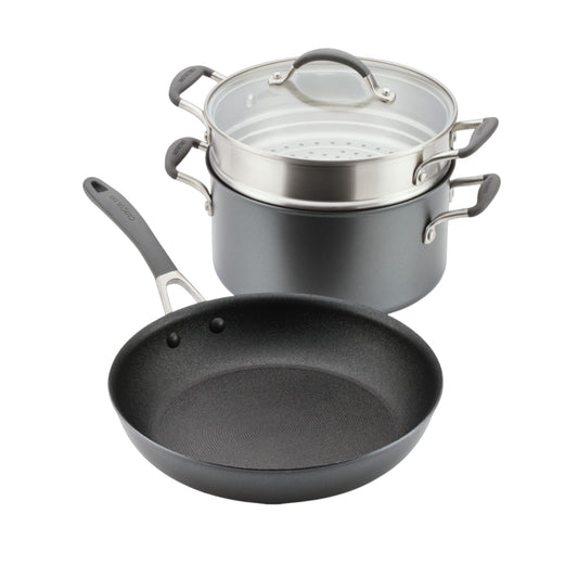 Circulon ScratchDefense A1 Nonstick Induction 3 Piece Cookware Set