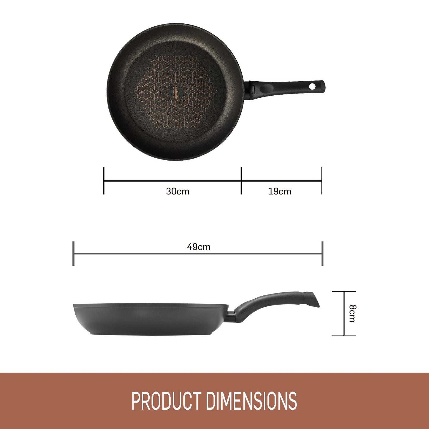 Essteele Per Salute Nonstick Induction Open French Skillet 30cm