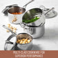 Essteele Per Sempre Clad Stainless Steel Induction Covered Saucepan 16cm/1.8L