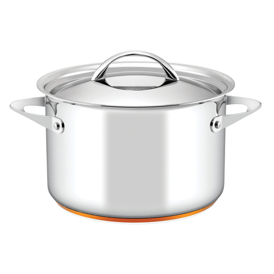 Essteele Per Vita Copper Base Stainless Steel Covered Stockpot 24cm/7.1L