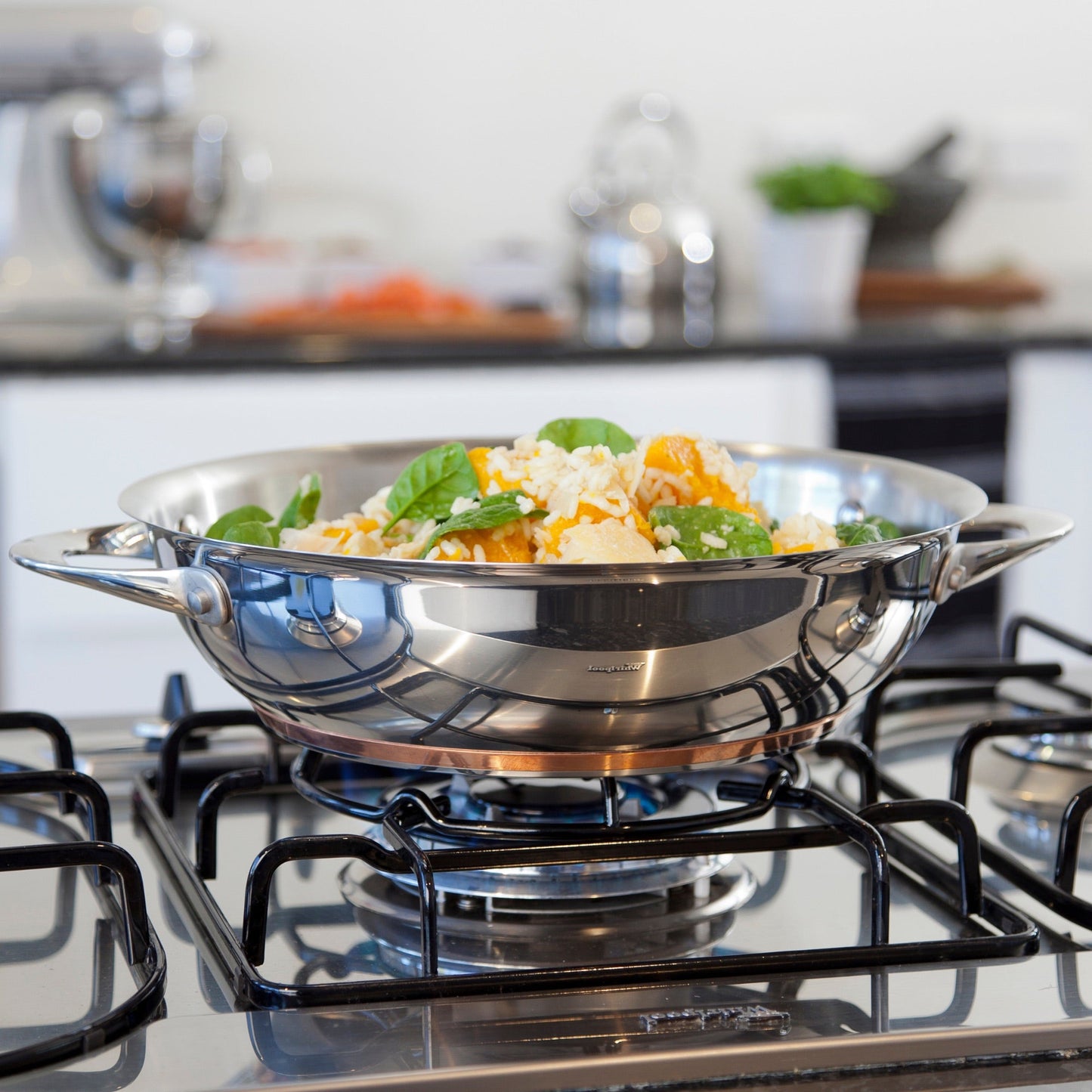 Essteele Per Vita Copper Base Stainless Steel Covered Sautéuse 28cm/5.2L