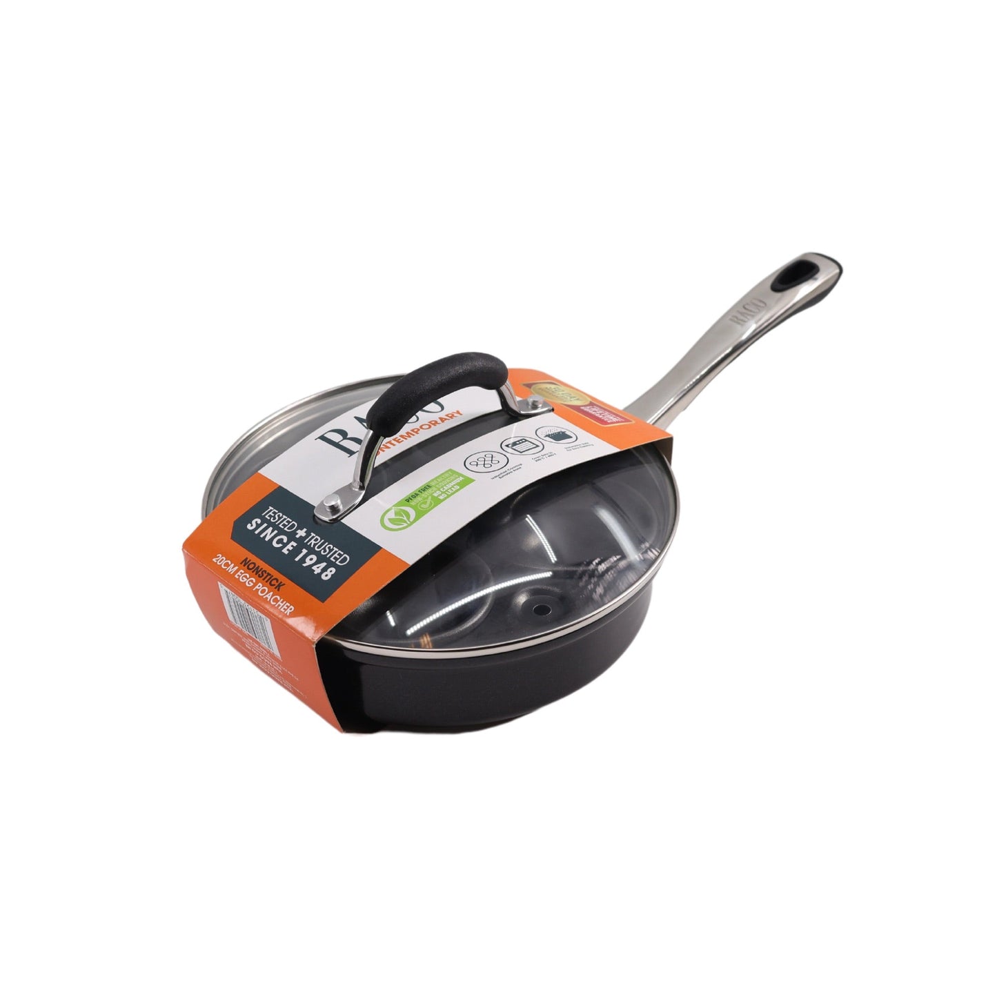 RACO Contemporary Nonstick Induction Egg Poacher 20cm