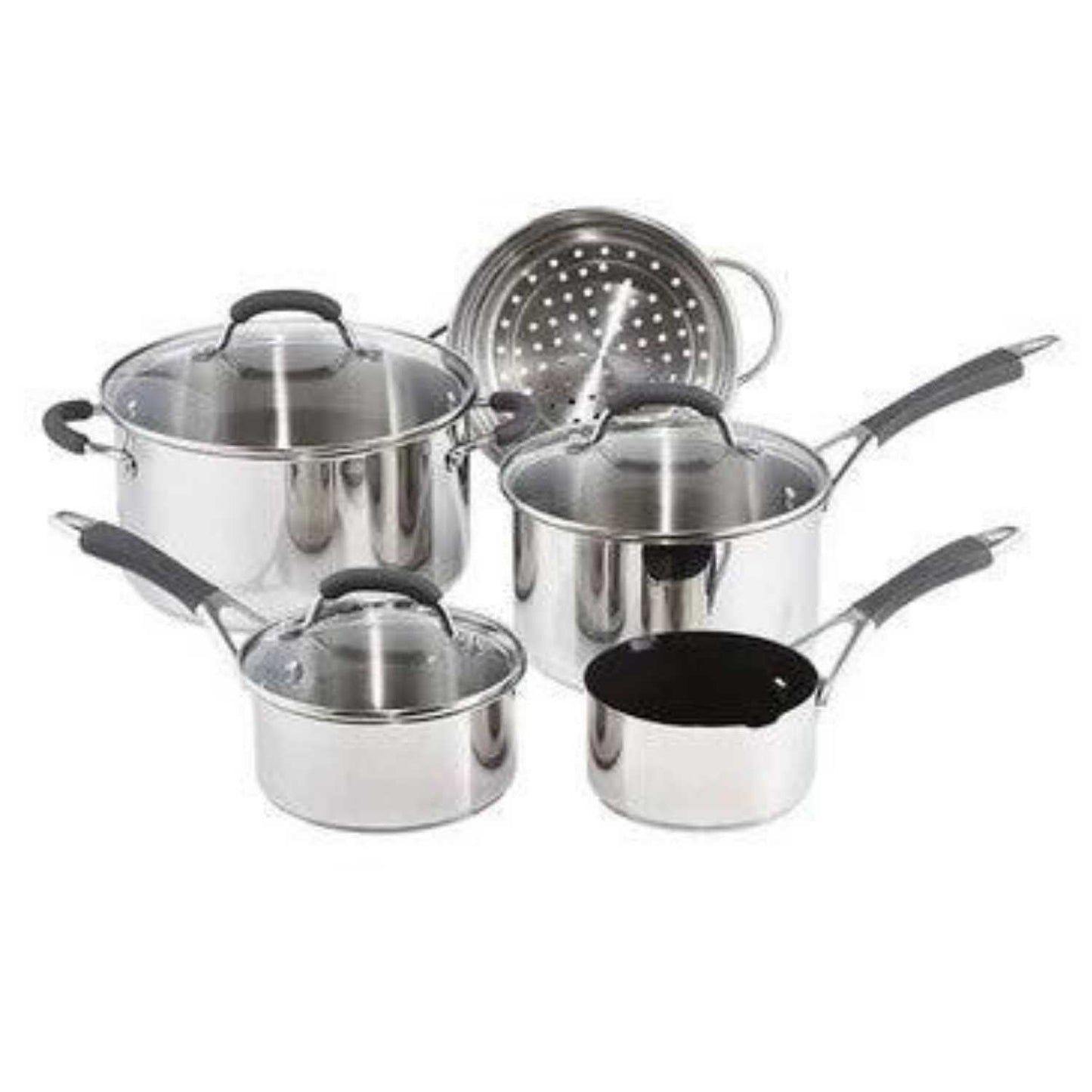 RACO Reliance Stainless Steel/Nonstick Induction 5 Piece Cookware Set