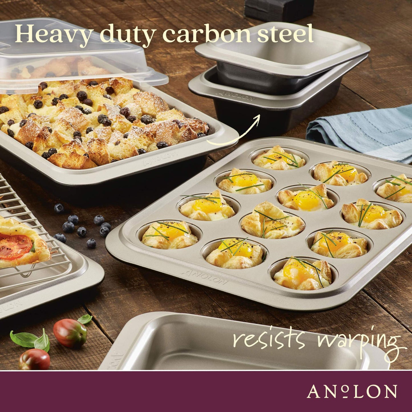 Anolon Ceramic Reinforced Loaf Pan 12cm x 23cm