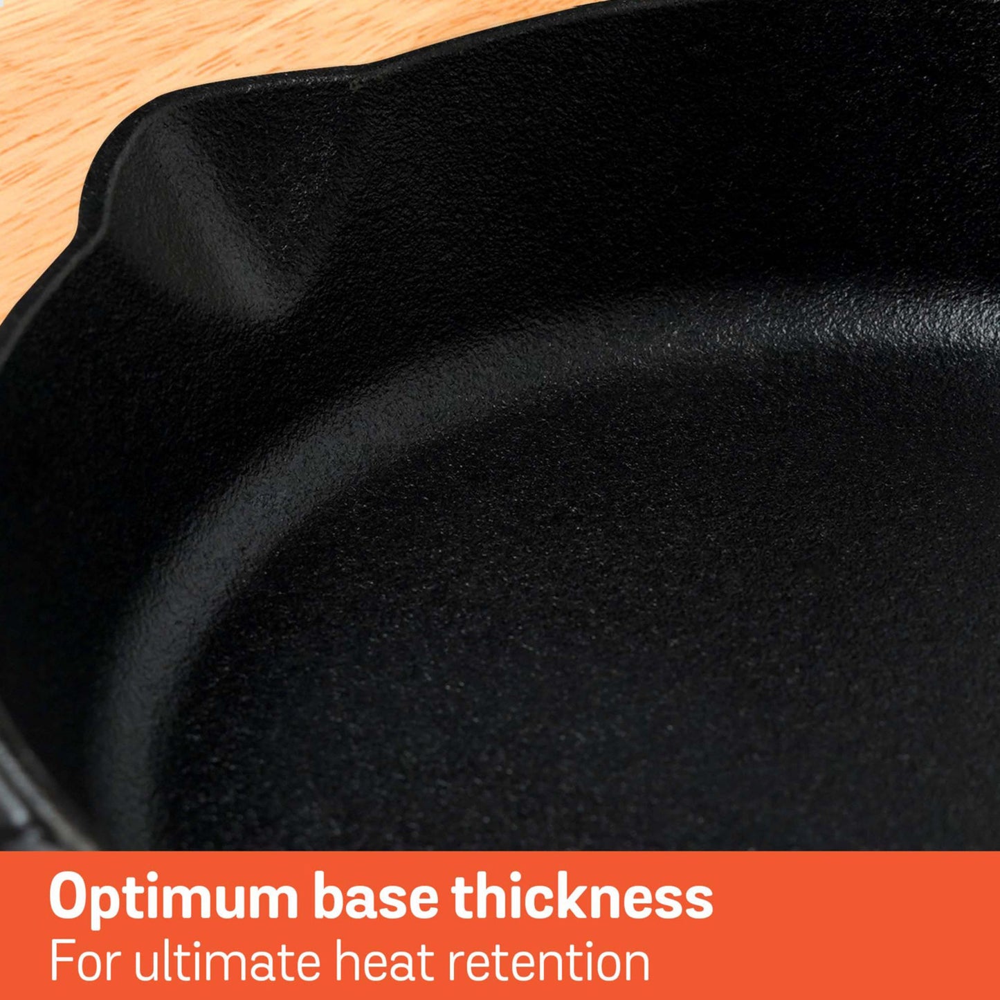 Meyer Pre-Seasoned Cast Iron Induction Double Handle Skillet 26cm