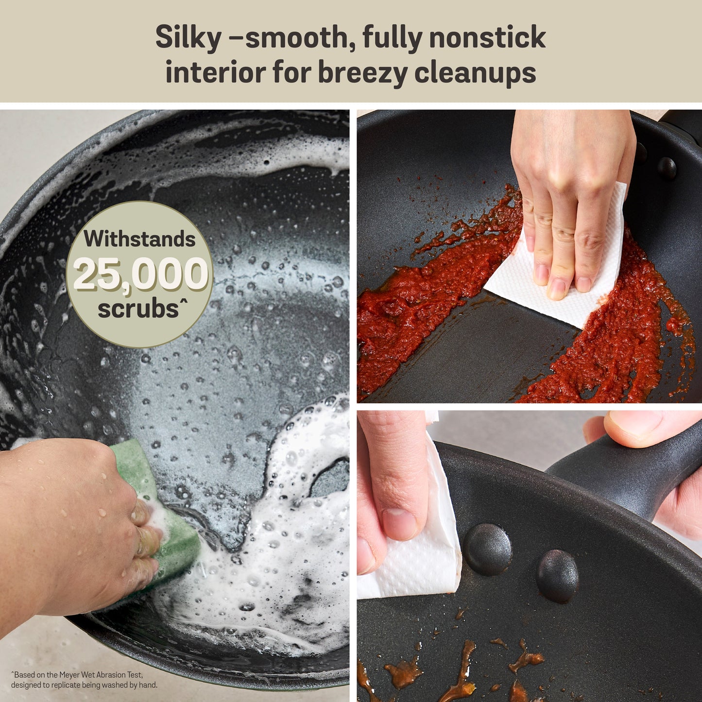 Meyer Moda Induction Open French Frypan 24cm Sage