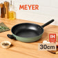 Meyer Moda Induction Open French Frypan With Helper Handle 30cm Sage