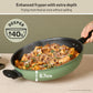 Meyer Moda Induction Open French Frypan With Helper Handle 30cm Sage