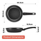 RACO Everyday Essentials Nonstick Induction Deep Open Frypan 24cm