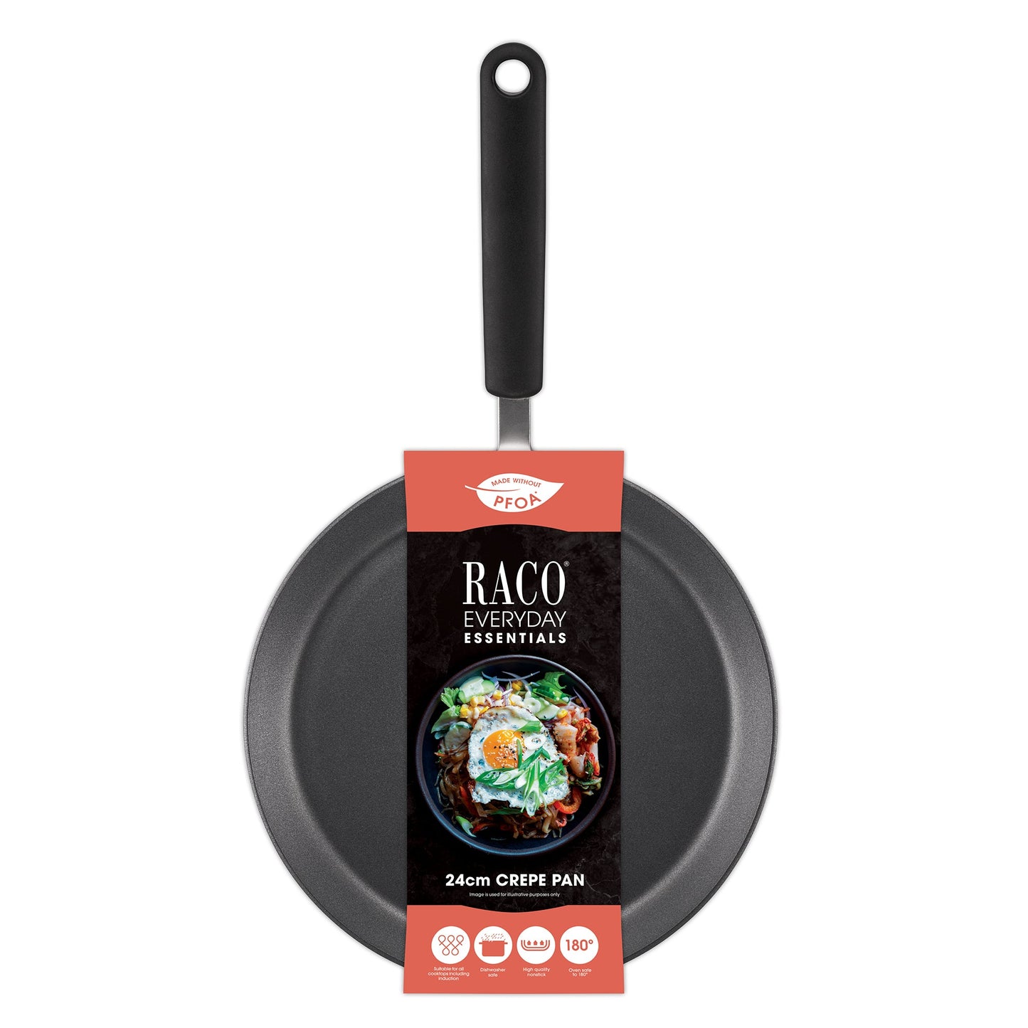 RACO Everyday Essentials Nonstick Induction Crepe Pan 24cm