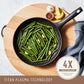 For searing, frying and everyday cooking – ceramic nonstick coated aluminium – Essteele Per Domani Ceramic Induction Open French Skillet 30cm