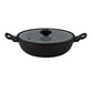 For stir-frying and wok-style cooking – ceramic nonstick coated aluminium – Essteele Per Domani Ceramic Induction Covered Wok 30cm