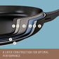 Full display view: For braising and one-pot meals – ceramic nonstick coated aluminium – Essteele Per Domani Ceramic Induction Covered Sautéuse 28cm/4L