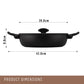 Full display view: For braising and one-pot meals – ceramic nonstick coated aluminium – Essteele Per Domani Ceramic Induction Covered Sautéuse 28cm/4L