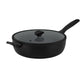 For braising and one-pot meals – ceramic nonstick coated aluminium – Essteele Per Domani Ceramic Induction Covered Sauté with Helper Handle 30cm/5.5L