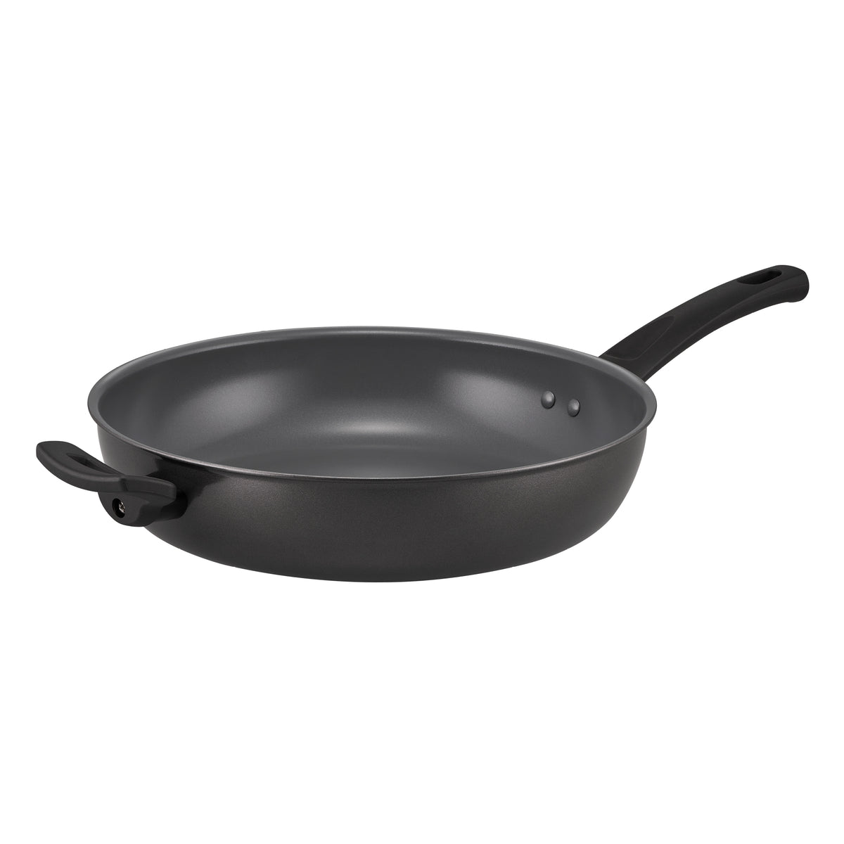 For searing, frying and everyday cooking – ceramic-coated aluminium – RACO Ceramic Essentials Induction Deep Open Frypan 30cm With Helper Handle