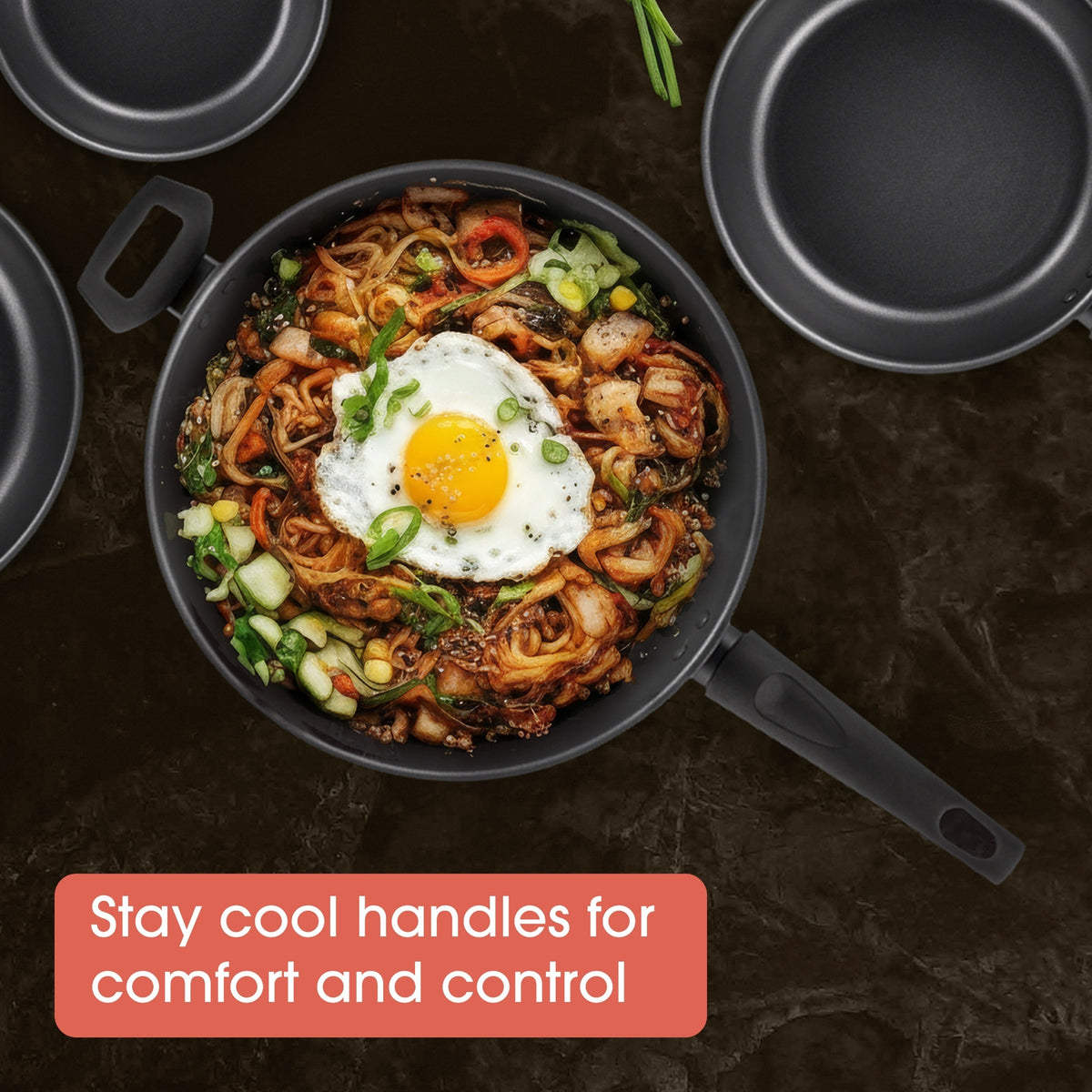 For searing, frying and everyday cooking – aluminium – RACO Everyday Essentials Nonstick Induction Deep Open Frypan 32cm With Helper Handle
