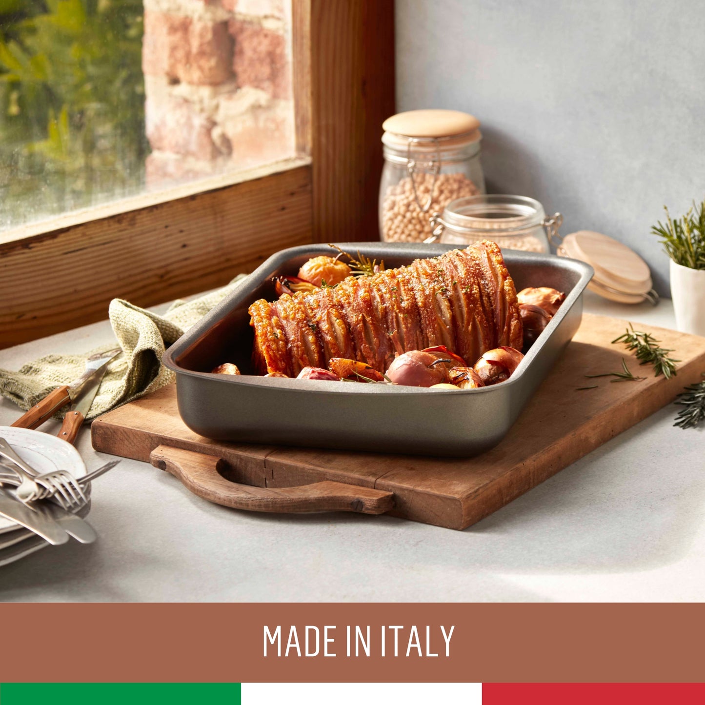 Essteele Per Benessere Ceramic Nonstick Roaster Medium 31 x 23cm