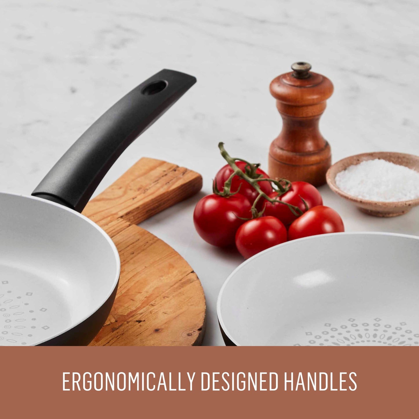 Essteele Essenza Ceramic Nonstick Induction Open French Skillet 28cm