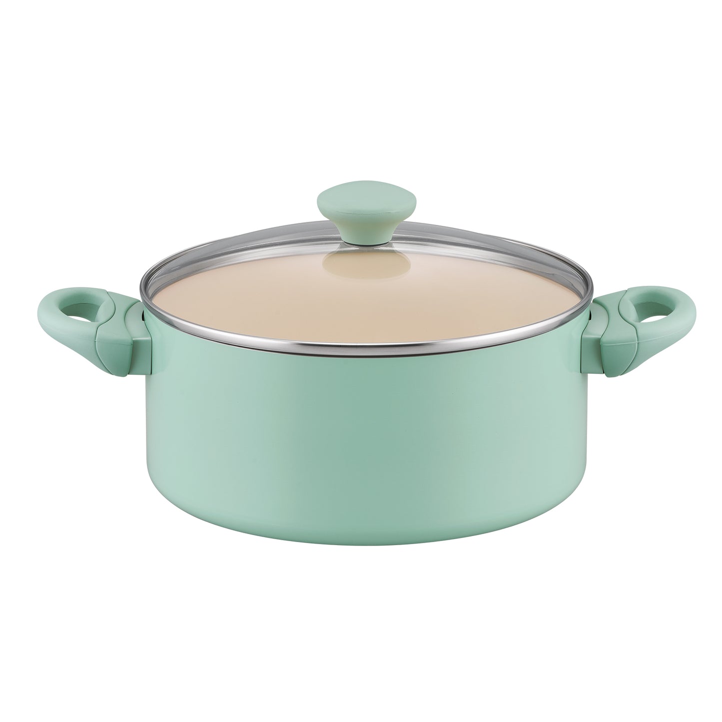 RACO SmartStart Ceramic Nonstick Induction Covered Stockpot 24CM/5.2L Lichen