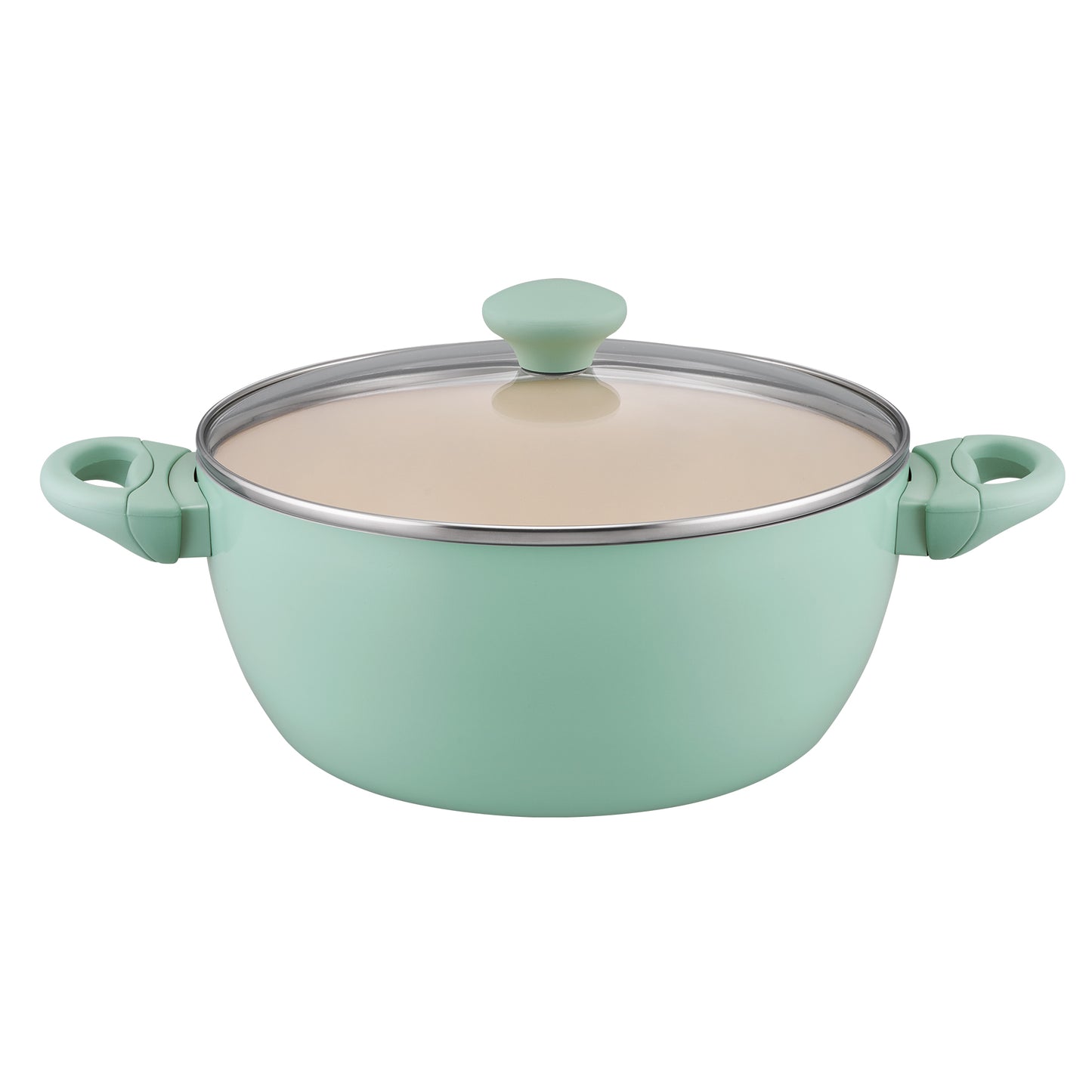 RACO SmartStart Ceramic Nonstick Induction Covered Casserole 26cm/5.2L Lichen
