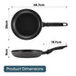 RACO SmartStart Ceramic Nonstick Induction Open Frypan 24cm Grey