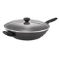 RACO SmartStart Ceramic Nonstick Induction Covered Wok with Helper Handle 36cm Grey