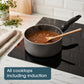 RACO SmartStart Ceramic Nonstick Induction Covered Wok with Helper Handle 36cm Grey