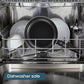 RACO SmartStart Ceramic Nonstick Induction Covered Wok with Helper Handle 36cm Grey